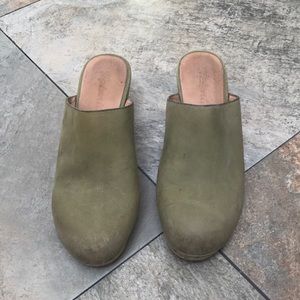 Madewell Ayanna clog in cactus size 8